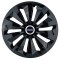 Set 4 capace roti Fox negru R14 pentru gama auto Volvo
