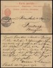 Switzerland 1902 Old postcard postal stationery Basel to Freiburg Germany D.529