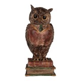 Cumpara ieftin Figurina, puscutilta Bufnita polirasina multicolora 16x15x35 cm