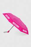 Cumpara ieftin Moschino umbrela culoarea roz