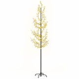 Cumpara ieftin Copac cu flori de cires cu LED, 368 LED-uri alb calde, 300 cm
