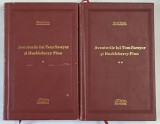 AVENTURILE LUI TOM SAWYER SI HUCKLEBERRY FINN VOL I - II de MARK TWAIN, COLECTIA ADEVARUL DE LUX 2008 * MINIMA UZURA