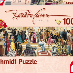 Puzzle 1000 de piese - Panorama - Renato Casaro - 100 Years of Film | Schmidt