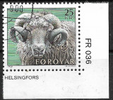 Faroe 1979 - Fauna 1v,stampilat