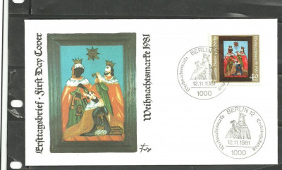 GERMANIA 1981 &amp;ndash; PICTURA &amp;ldquo;CEI TREI REGI&amp;rdquo;, FDC (37) foto