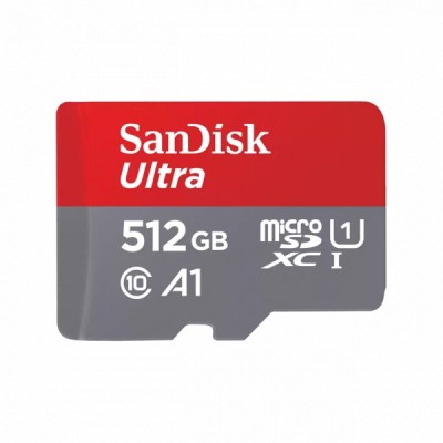 Card Memorie microSDXC SanDisk Ultra Android A1, 512Gb, Clasa 10 / UHS-1 U1 SDSQUAC-512G-GN6MN foto
