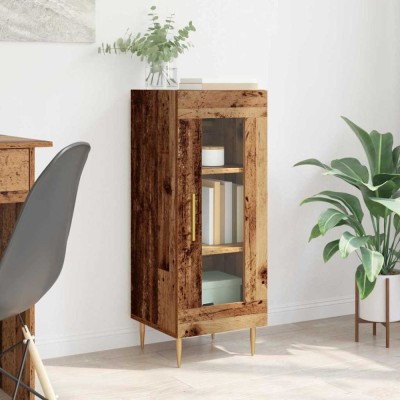 vidaXL Bufet Lemn vechi 34 x 34.5 x 90 cm Lemn compozit 881588 foto
