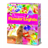 Set creativ DIY - Luminite cu flori origami, 4M