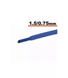 Tub termocontractibil albastru 1.5mm/ 0.75mm 0.5m