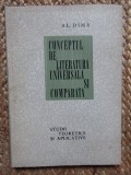 Conceptul de literatura universala si comparata &ndash; Al. Dima