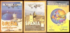 SET 3 DVD-URI IN JURUL LUMII: GRECIA, SPANIA, GEOGRAFIA EUROPEI-DE AGOSTINI-281412