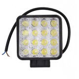 Proiector Auto 16 LED -uri, Offroad 48W 12V-24V, Patrat