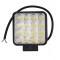 Proiector Auto 16 LED -uri, Offroad 48W 12V-24V, Patrat