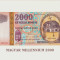 Bancnota Ungaria 2.000 Forinti 2000 - P186 UNC ( comemorativa in folder )