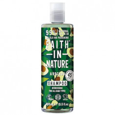 Sampon natural nutritiv cu avocado pentru toate tipurile de par, 400ml, Faith in Nature