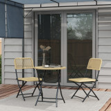 Outsunny Set de Bistro de Exterior din 3 Piese, Galben