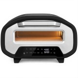 HOMCOM Cuptor pentru pizza pentru interior, cuptor electric de 30,48 cm cu 8 programe, 430 &deg;C, temporizator, piatră ceramică, 2200 W | Aosom Romania