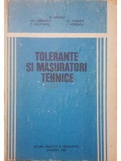 D. Dragu - Tolerante si masuratori tehnice (Editia: 1982) foto