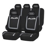 Set Huse Scaune Universale Compatibile cu Audi &ndash; Negru/Gri