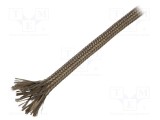 Manșon electroizolant fibră de bazalt kaki FAVIER 10m 260-560&deg;C