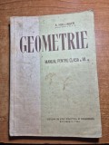 manual de geometrie - pentru clasa a 7-a - din anul 1961