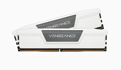 DDR Corsair - gaming Vengeance 32GB, DDR5, 5200MHz, CL40, 2x16GB, 1.25V, Alb &amp;quot;CMK32GX5M2B5200C40W&amp;quot; foto