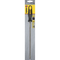Pila pentru Ascutit Lanturi Topex, Lungime 200 mm, Diametru 4 mm, Pila de Ascutit Lanturi, Pila de Lanturi, Pila pentru Lanturi, Pila Topex, Pila Tope foto