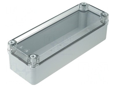 Carcasă universală gri 80x230x65mm IK08 PC foto