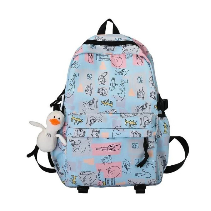 Ghiozdan Cartoon albastru