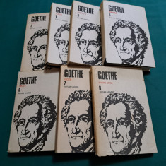 GOETHE * OPERE COMPLETE / VOL. 1,2,3,5,6,7,8 / 1984 *