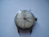 Ceas mecanic sovietic Sportivnie 17 rubine, semidefect, grabeste, Analog, Casual, Inox