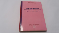 PROBLEME REZOLVATE DIN MANUALELE DE MATEMATICA CLASA A IX A - Mircea Ganga RM3 foto