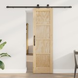 Ușa glisantă vidaXL cu set de accesorii 61x198.5 cm Lemn masiv de pin