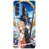 Husa compatibila cu Motorola Edge 20 model Sword Art Online Kirito and Asuna, Silicon, TPU, Viceversa, Transparent, Carcasa