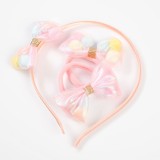 Set 3 accesorii par roz