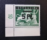 Austria 1945 Ocupația Aleată (Graz) Supratipar Provizoriu "&Ouml;sterreich 5 Pf." pe Timbru Al Treilea Reich Colț de Coală cu Numărul "10" MNH - TG1
