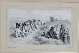 Auguste Raffet (1804-1860) - Enfants hongrois sortant de l&#039;&eacute;cole, Orsova, 8 juillet 1837