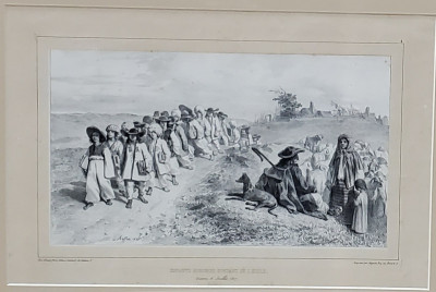 Auguste Raffet (1804-1860) - Enfants hongrois sortant de l&amp;#039;&amp;eacute;cole, Orsova, 8 juillet 1837 foto