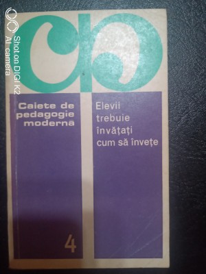 Elevii trebuie invatati cum sa invete-Coord.E.Fishbein foto