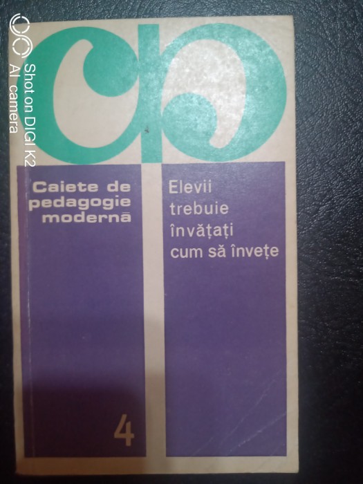 Elevii trebuie invatati cum sa invete-Coord.E.Fishbein
