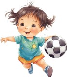 Cumpara ieftin Sticker decorativ, Fotbalist, 69 cm, 10122ST-4, Oem