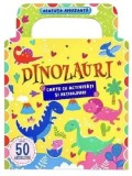 Dinozauri. Carte cu activitati si abtibilduri. Gentuta amuzanta/***