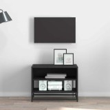 vidaXL Cabinet TV Stejar negru 61 x 40 x 46 cm Lemn compozit