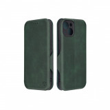 Cumpara ieftin Husa Compatibila cu Apple iPhone 14 Techsuit Safe Wallet Plus Verde, Piele Ecologica