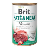 Pachet 6x400g Hrana umeda pentru caini Brit Pate &amp; Meat, Vanat