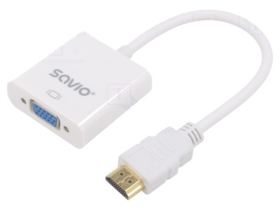 Convertor D-Sub 15pin la HDMI Alb foto