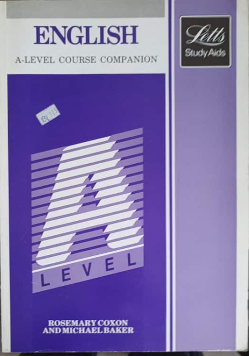 ENGLISH A-LEVEL COURSE COMPANION-ROSEMARY COXON, MICHAEL BAKER-242779