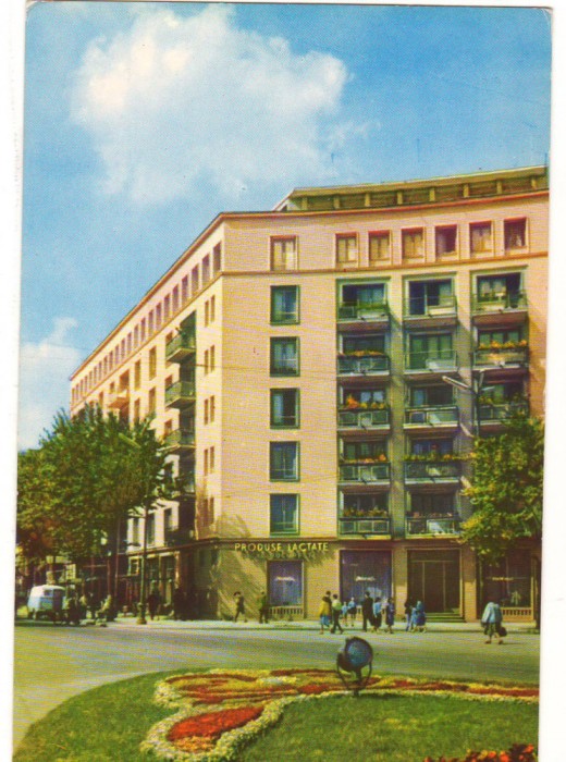 CPIB 18226 CARTE POSTALA - BUCURESTI. CONSTRUCTII NOI IN PIATA KOGALNICEANU, RPR