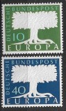 C526 - Germania RF 1957 - Europa 2v.,neuzat,perfecta stare, Nestampilat