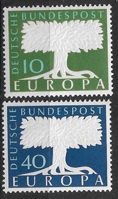 C526 - Germania RF 1957 - Europa 2v.,neuzat,perfecta stare foto